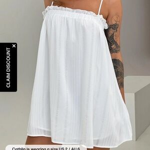 White, Mini Dress, Princess Polly, Small, Brand new with tags!